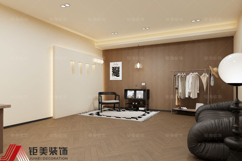 空间密码服装直播间装修设计
